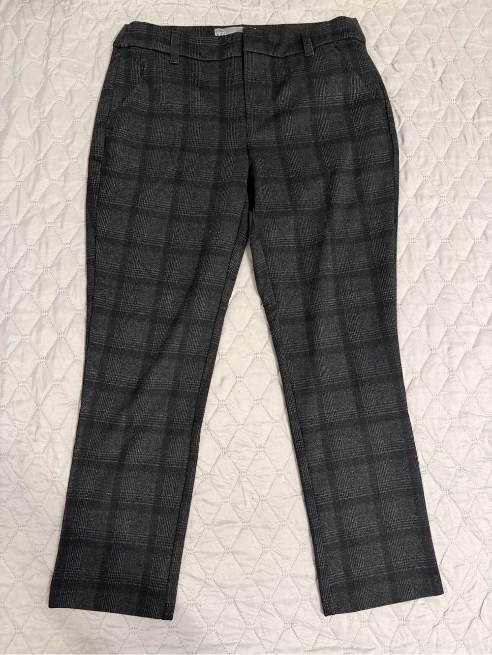 Wit & Wisdom Women’s Charcoal Plaid Dress Pants - Size 4